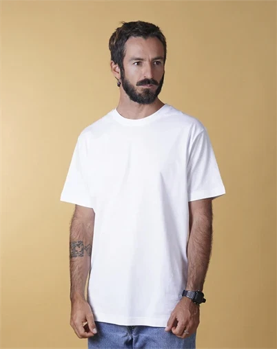 Elsk - Essential Mens Brushed T-shirt - Optic White 